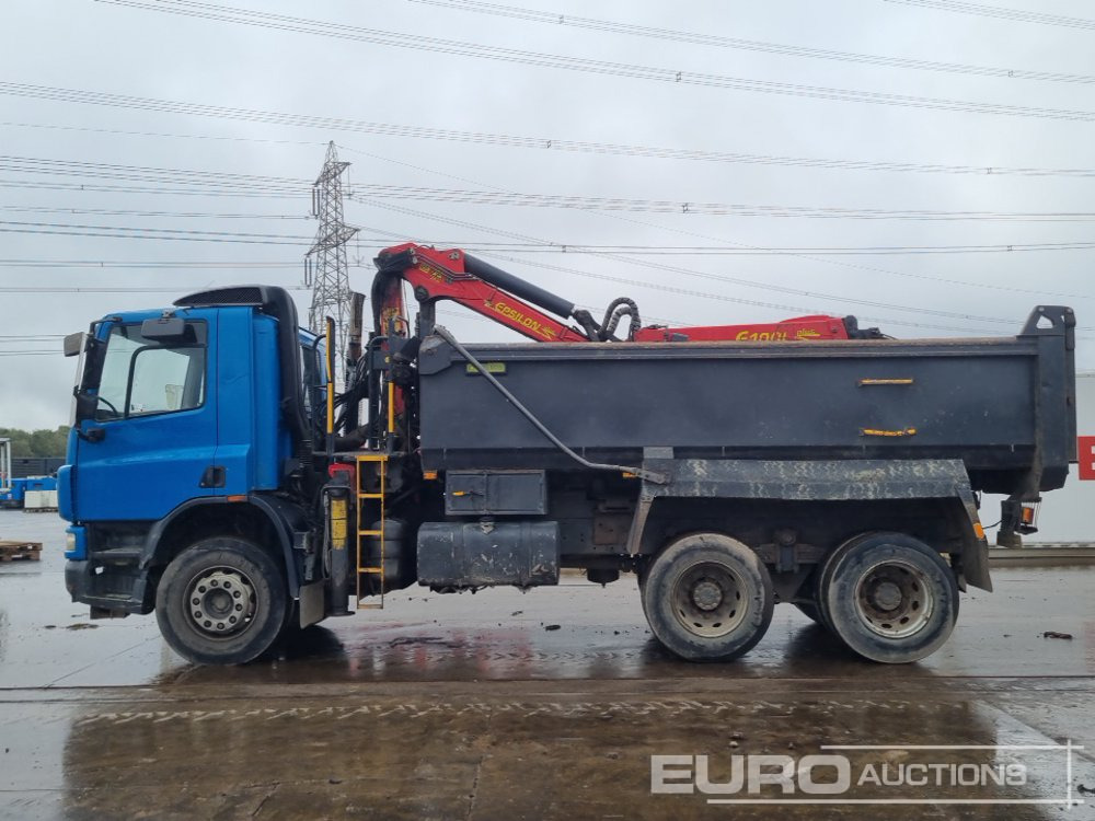 2010 DAF CF310 - Camion benne, Camion grue: photos 2 2010 DAF CF310 - Camion benne, Camion grue: photos 2