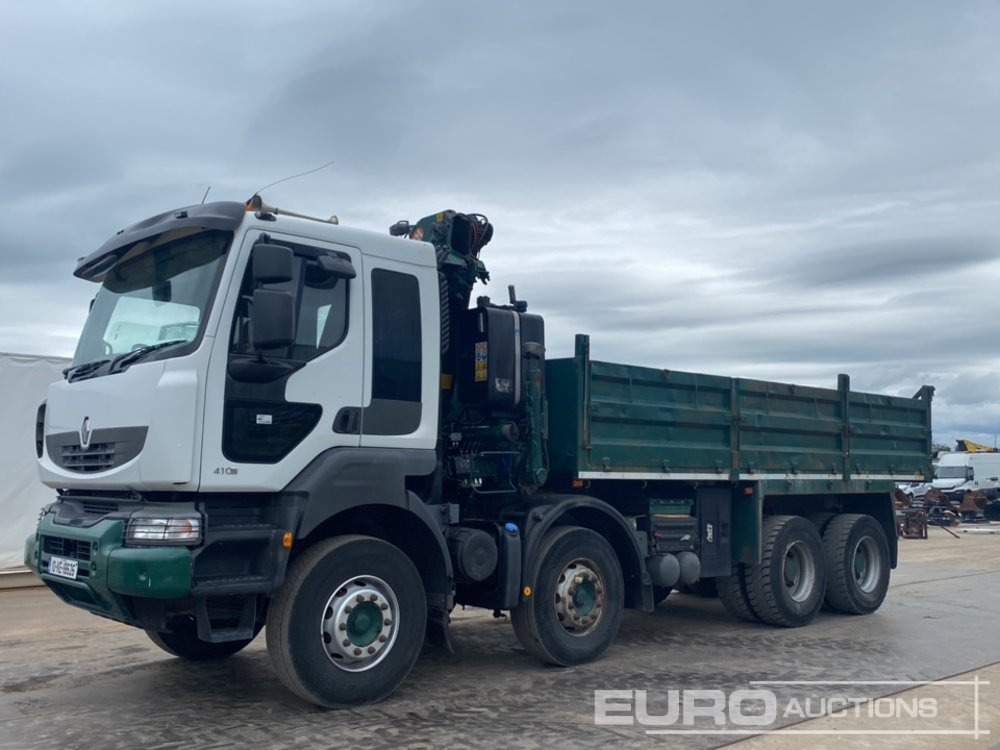 2010 Renault Kerax 410DXI - Camion benne: photos 1 2010 Renault Kerax 410DXI - Camion benne: photos 1