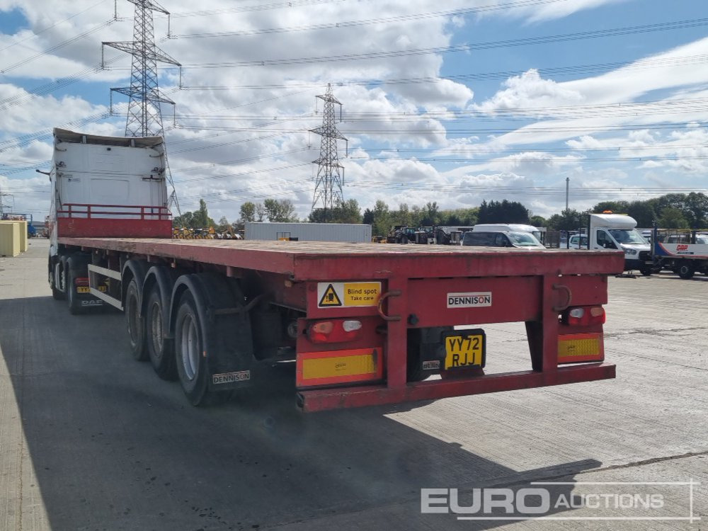 2011 Dennison Tri Axle Flatbed Trailer - Semi-remorque plateau: photos 3 2011 Dennison Tri Axle Flatbed Trailer - Semi-remorque plateau: photos 3
