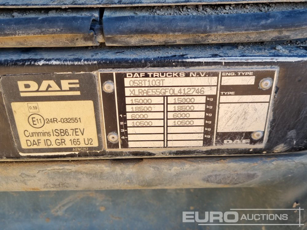 Balayeuse de voirie 2012 DAF LF55.220: photos 45
