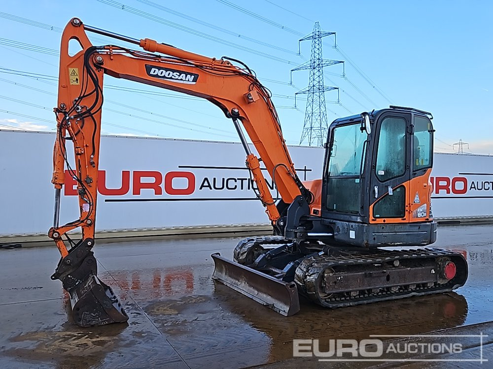 2012 Doosan DX80R - Mini pelle: photos 1 2012 Doosan DX80R - Mini pelle: photos 1