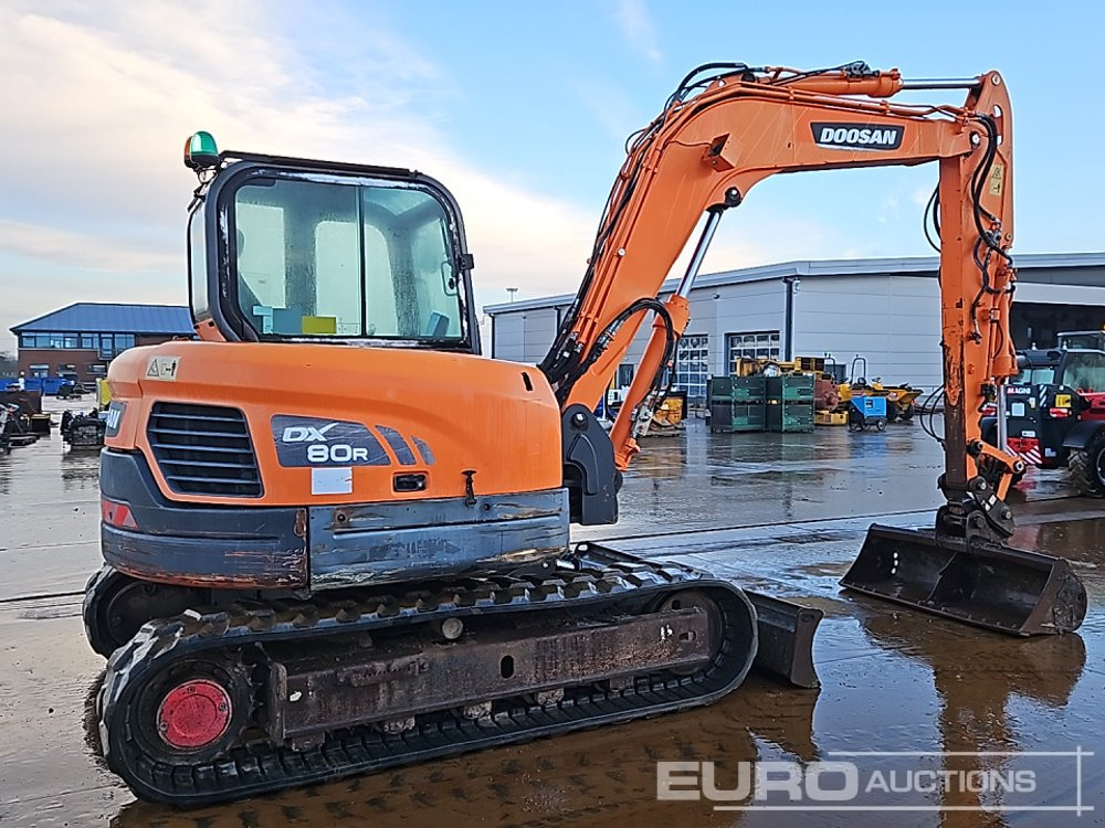2012 Doosan DX80R - Mini pelle: photos 5 2012 Doosan DX80R - Mini pelle: photos 5