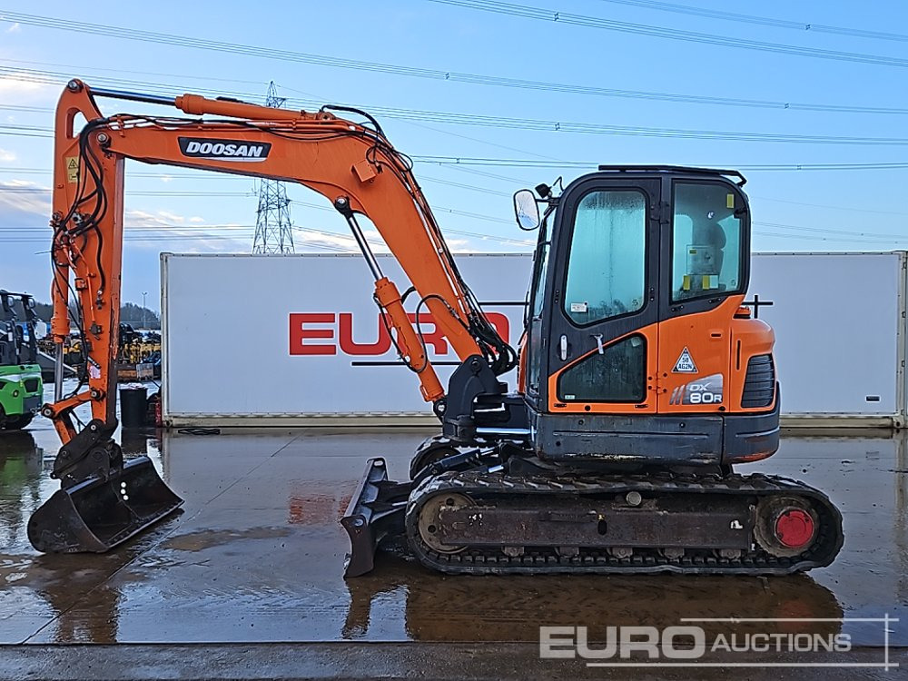 2012 Doosan DX80R - Mini pelle: photos 2 2012 Doosan DX80R - Mini pelle: photos 2