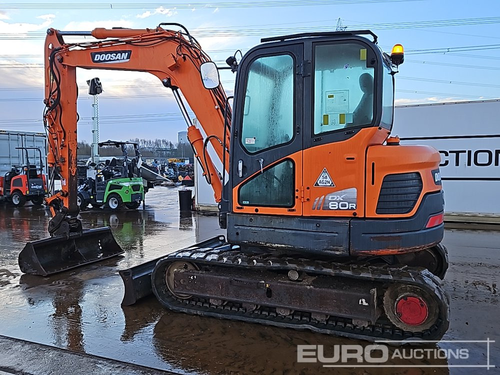 2012 Doosan DX80R - Mini pelle: photos 3 2012 Doosan DX80R - Mini pelle: photos 3