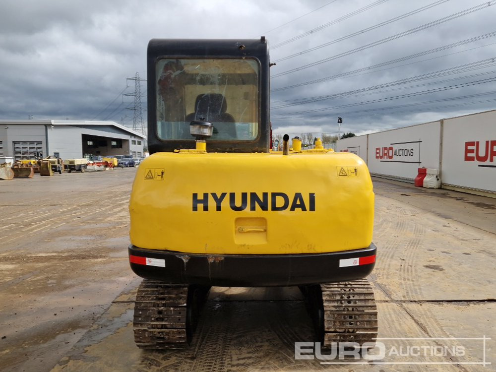 2012 Hyundai R55-7 - Mini pelle: photos 4 2012 Hyundai R55-7 - Mini pelle: photos 4