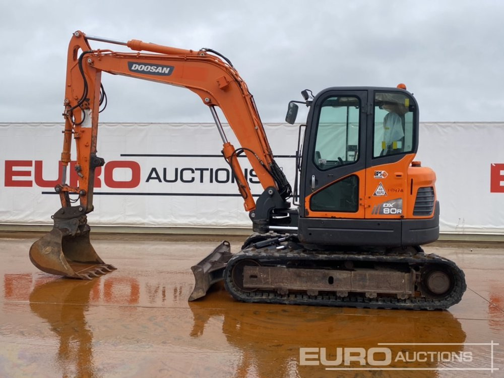 2013 Doosan DX80R - Mini pelle: photos 2 2013 Doosan DX80R - Mini pelle: photos 2