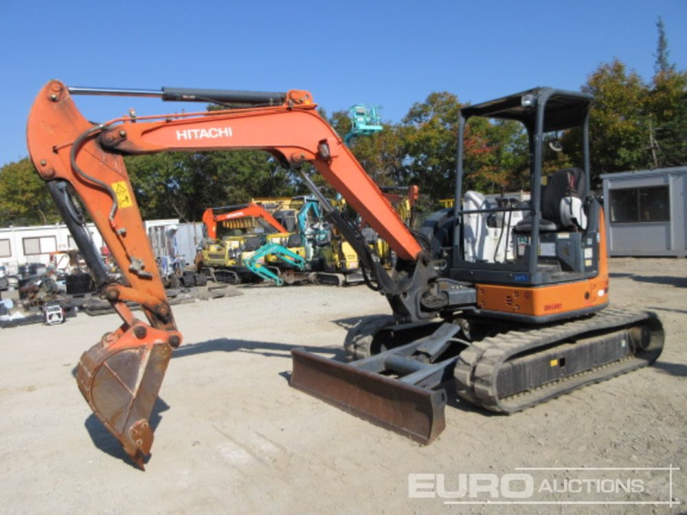 2013 Hitachi ZX40U-5A Rubber Tracks, Blade, Offset, Piped, Bucket - Mini pelle: photos 2 2013 Hitachi ZX40U-5A Rubber Tracks, Blade, Offset, Piped, Bucket - Mini pelle: photos 2
