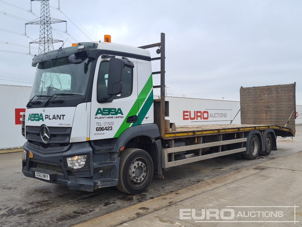 2013 Mercedes Antos - Camion plateau: photos 1 2013 Mercedes Antos - Camion plateau: photos 1
