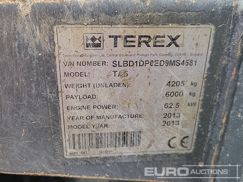 Mini tombereau 2013 Terex TA6: photos 39