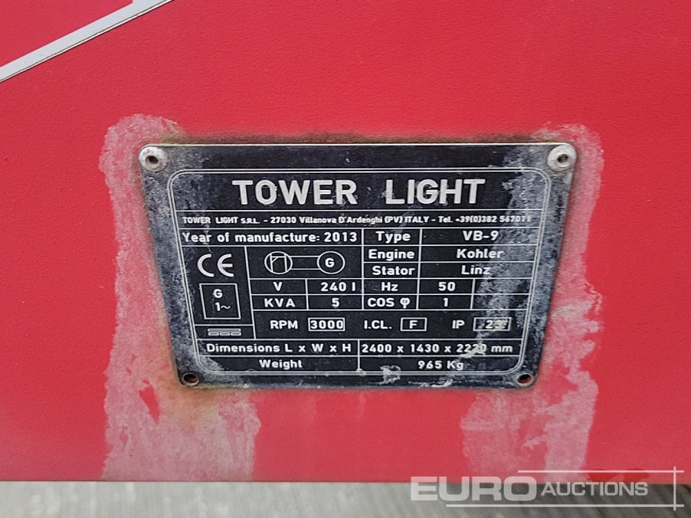 Mat d'éclairage 2013 Towerlight VB-9: photos 33