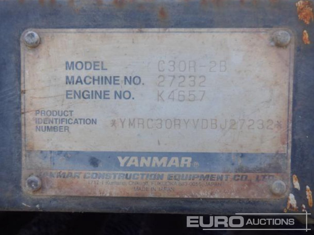 2013 Yanmar C30R-2B - Tombereau sur chenilles: photos 5 2013 Yanmar C30R-2B - Tombereau sur chenilles: photos 5