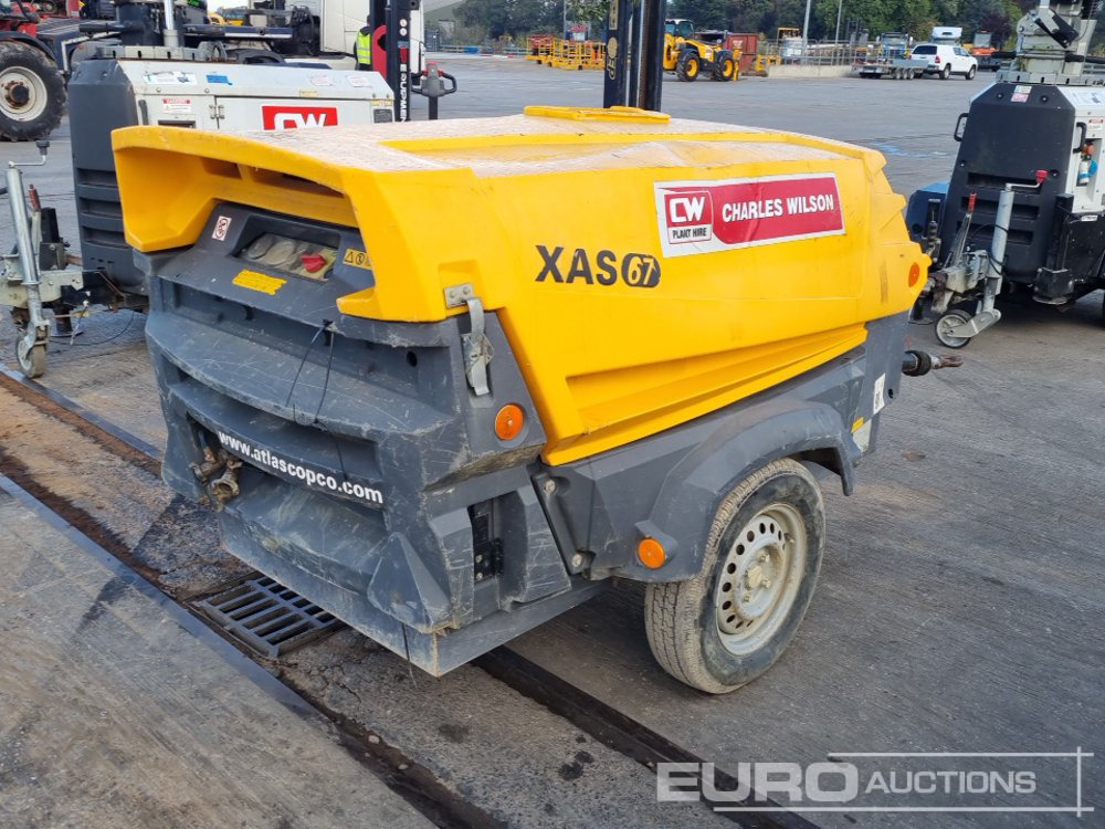 2014 Atlas Copco XAS67 - Compresseur d'air: photos 5 2014 Atlas Copco XAS67 - Compresseur d'air: photos 5