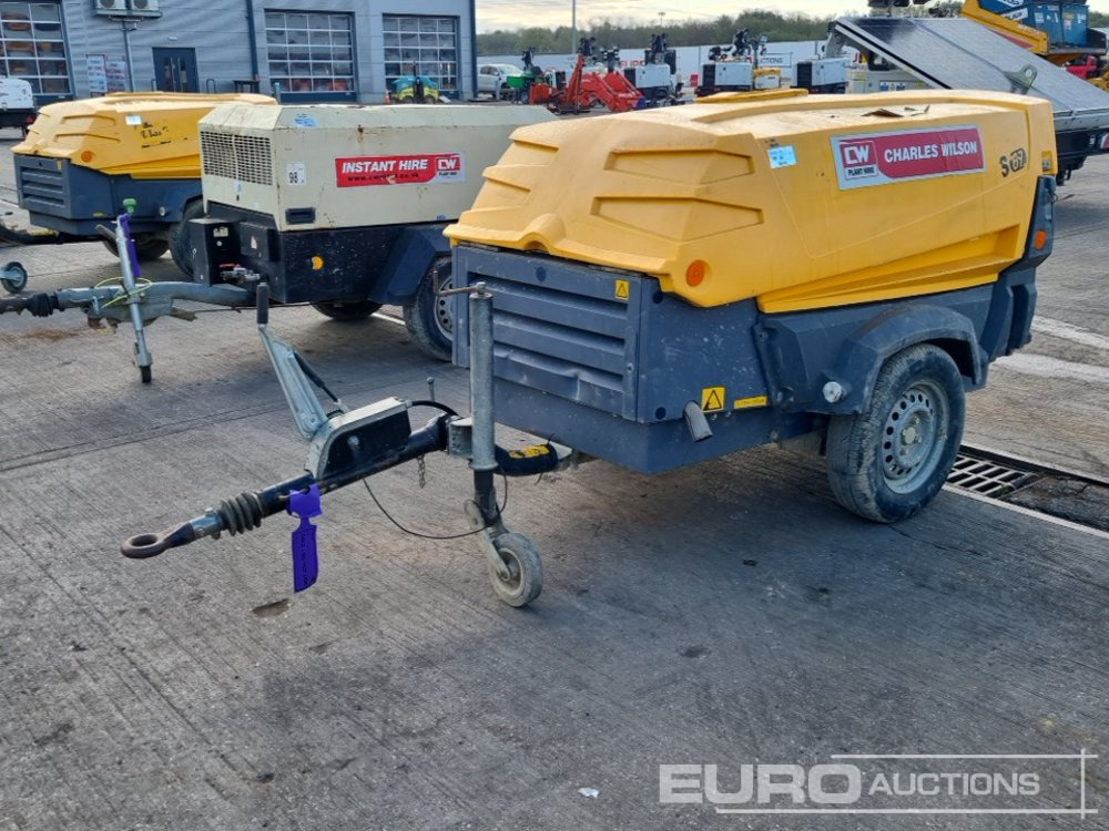 2014 Atlas Copco XAS67 - Compresseur d'air: photos 1 2014 Atlas Copco XAS67 - Compresseur d'air: photos 1