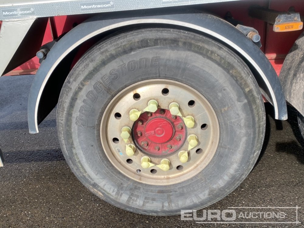 Semi-remorque benne 2014 Fruehauf Tri Axle Bulk Tipping Trailer, Roll Over Cover: photos 14