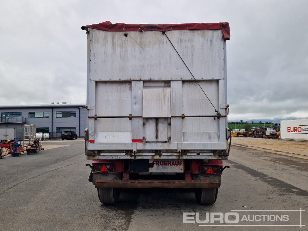 2014 Fruehauf Tri Axle Plankside Bulk Tipping Trailer - Semi-remorque benne: photos 4 2014 Fruehauf Tri Axle Plankside Bulk Tipping Trailer - Semi-remorque benne: photos 4