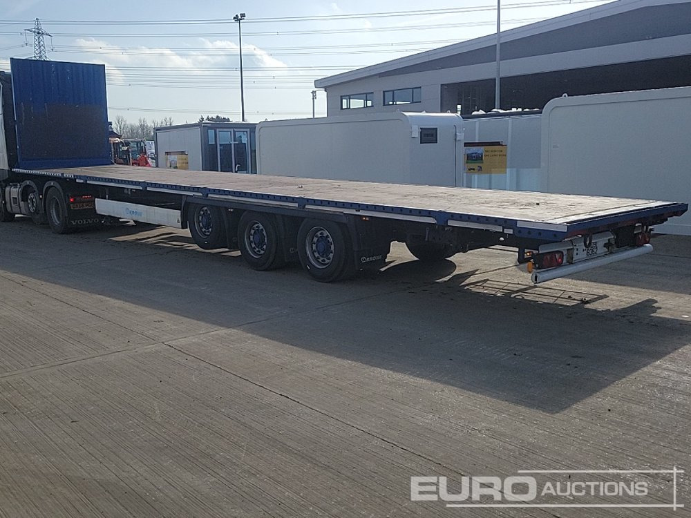 2014 Krone Tri Axle Flatbed Trailer - Semi-remorque plateau: photos 3 2014 Krone Tri Axle Flatbed Trailer - Semi-remorque plateau: photos 3