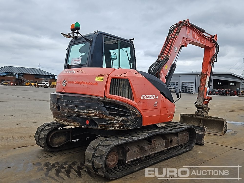 2014 Kubota KX080-4 - Mini pelle: photos 5 2014 Kubota KX080-4 - Mini pelle: photos 5