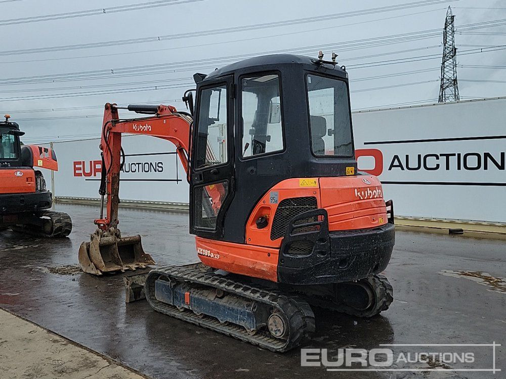 2014 Kubota KX101-3A3 - Mini pelle: photos 3 2014 Kubota KX101-3A3 - Mini pelle: photos 3