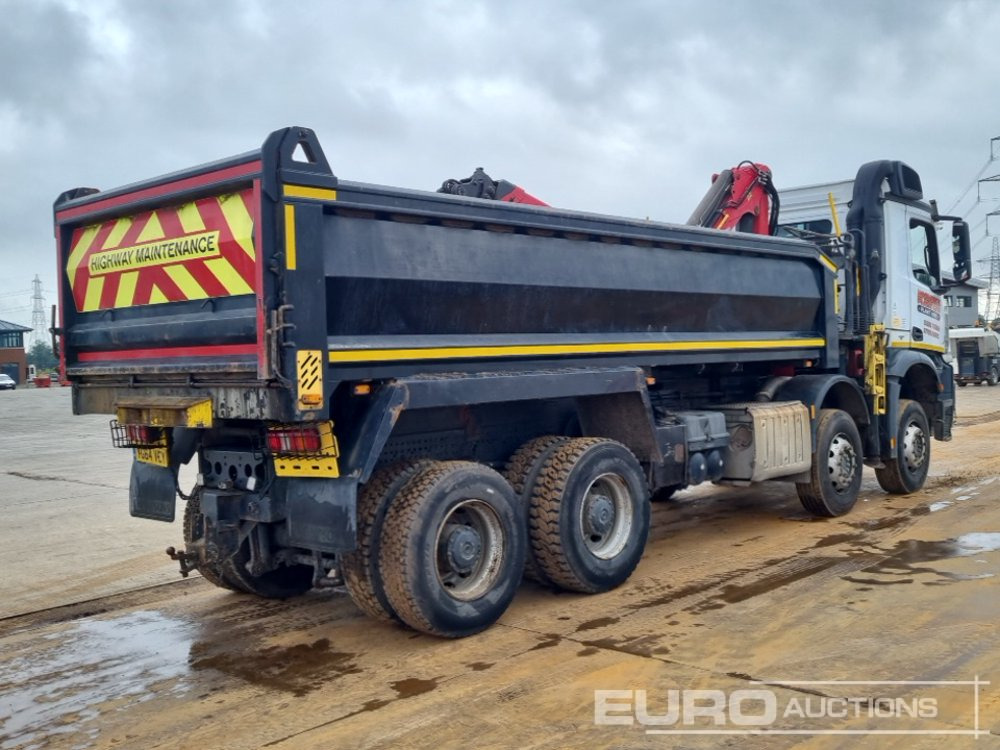 2014 Mercedes Arocs 3240 - Camion benne, Camion grue: photos 5 2014 Mercedes Arocs 3240 - Camion benne, Camion grue: photos 5