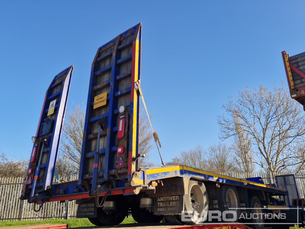 2015 Andover Tri Axle Drawbar Low Loader Trailer, Hydraulic Ramps - Semi-remorque surbaissé: photos 4 2015 Andover Tri Axle Drawbar Low Loader Trailer, Hydraulic Ramps - Semi-remorque surbaissé: photos 4