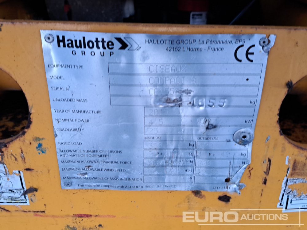 Nacelle 2015 Haulotte Compact 8: photos 26