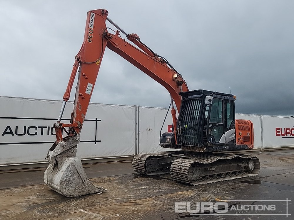 2015 Hitachi ZX130LCN-5B - Pelle sur chenille: photos 1 2015 Hitachi ZX130LCN-5B - Pelle sur chenille: photos 1