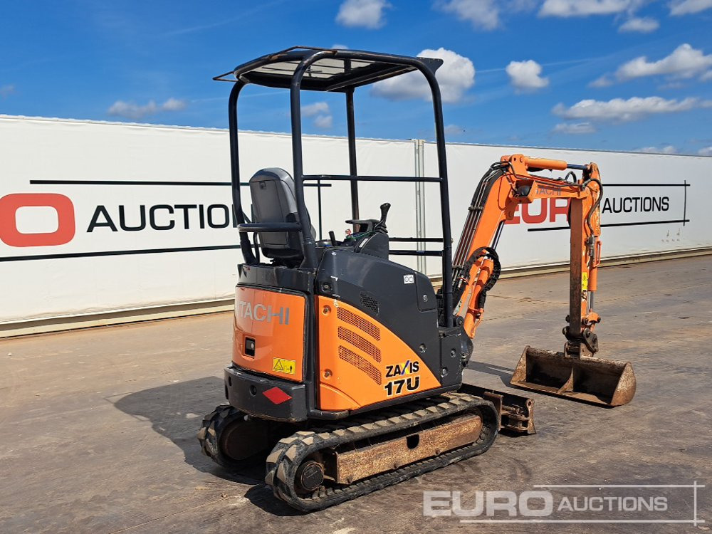 2015 Hitachi ZX17U-2 YLR - Mini pelle: photos 5 2015 Hitachi ZX17U-2 YLR - Mini pelle: photos 5