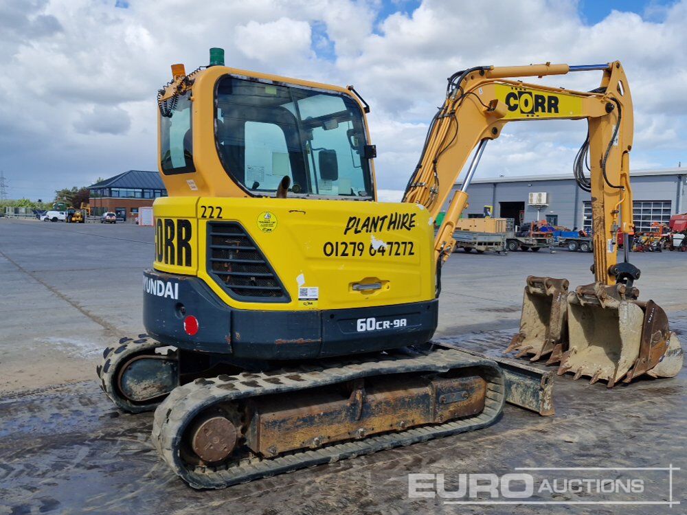 2015 Hyundai R60CR-9A - Mini pelle: photos 5 2015 Hyundai R60CR-9A - Mini pelle: photos 5