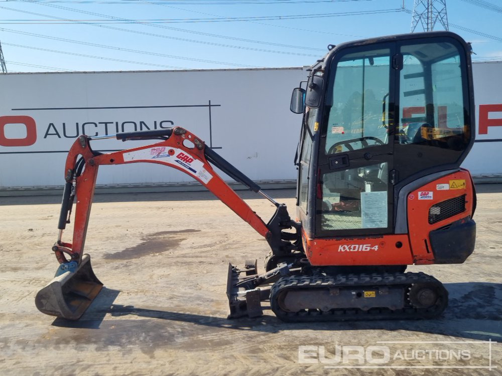 2015 Kubota KX016-4 - Mini pelle: photos 2 2015 Kubota KX016-4 - Mini pelle: photos 2
