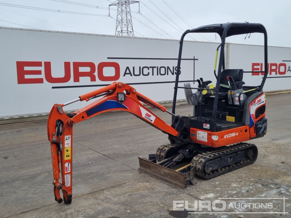 2015 Kubota KX016-4 - Mini pelle: photos 1 2015 Kubota KX016-4 - Mini pelle: photos 1
