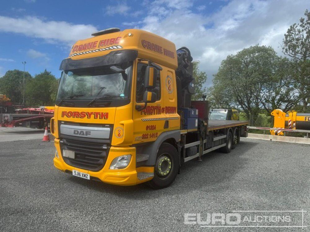 2016 DAF CF330 - Camion plateau: photos 1 2016 DAF CF330 - Camion plateau: photos 1