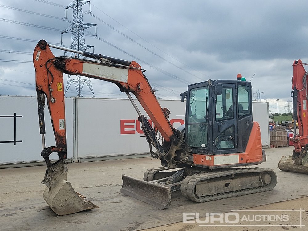 2016 Hitachi ZX65USB-5A - Mini pelle: photos 1 2016 Hitachi ZX65USB-5A - Mini pelle: photos 1