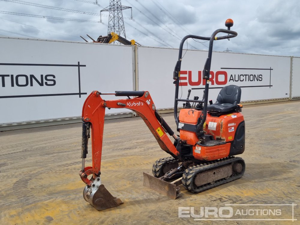 2016 Kubota K008-3 - Mini pelle: photos 1 2016 Kubota K008-3 - Mini pelle: photos 1