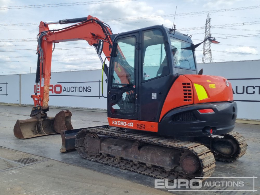 2016 Kubota KX080-4 - Mini pelle: photos 3 2016 Kubota KX080-4 - Mini pelle: photos 3