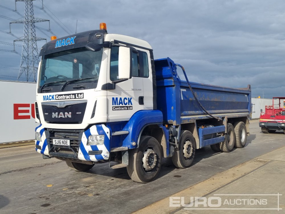 2016 MAN TGS 35.400 - Camion benne: photos 1 2016 MAN TGS 35.400 - Camion benne: photos 1