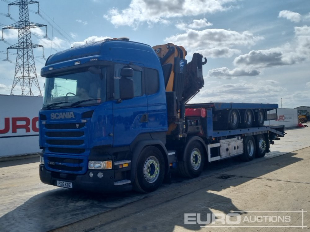 2016 Scania R490 - Camion plateau: photos 1 2016 Scania R490 - Camion plateau: photos 1