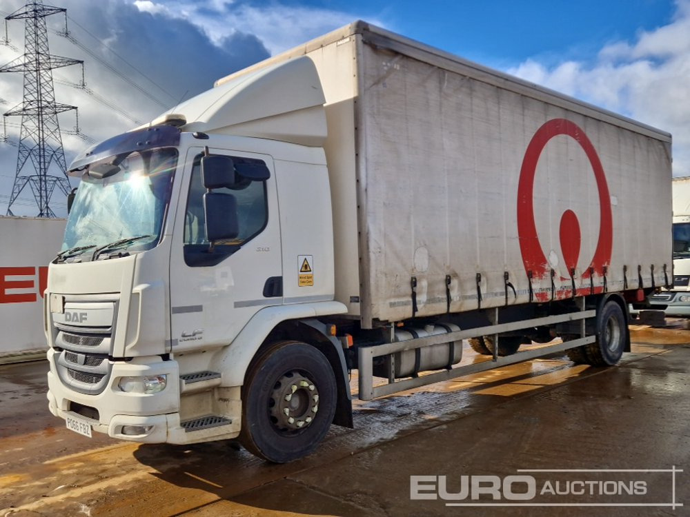 2017 DAF LF310 - Camion à rideaux coulissants: photos 1 2017 DAF LF310 - Camion à rideaux coulissants: photos 1