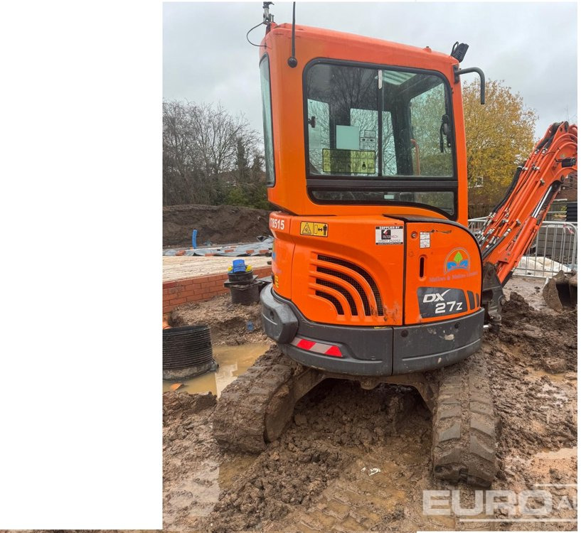 2017 Doosan DX27Z - Mini pelle: photos 5 2017 Doosan DX27Z - Mini pelle: photos 5