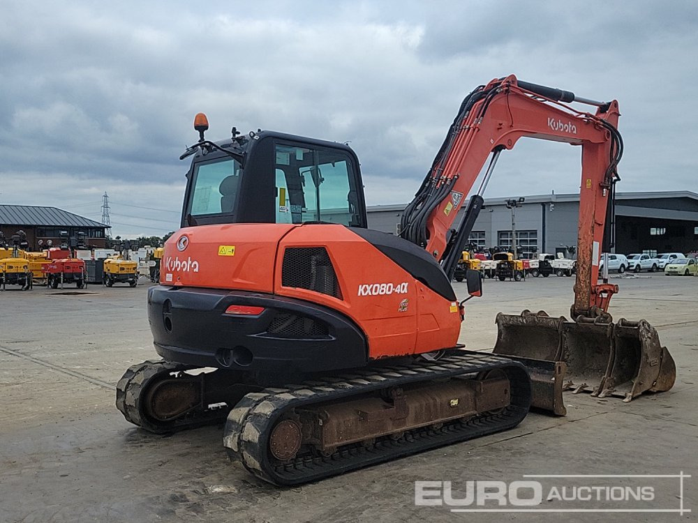 2017 Kubota KX080-4A - Mini pelle: photos 5 2017 Kubota KX080-4A - Mini pelle: photos 5