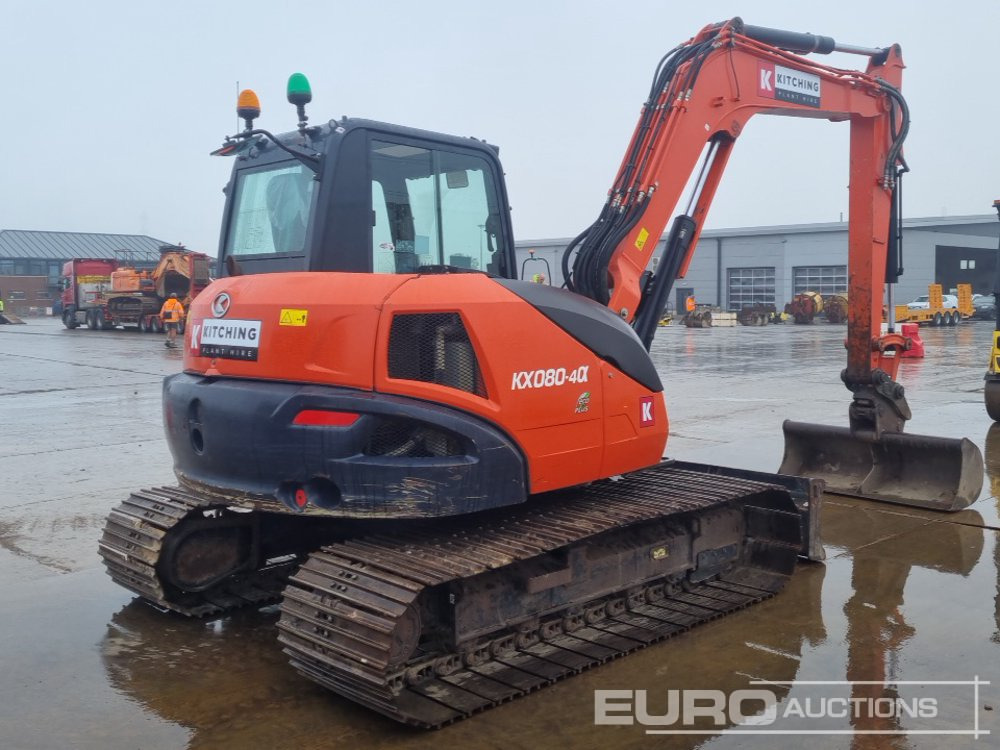 2017 Kubota KX080-4A - Mini pelle: photos 5 2017 Kubota KX080-4A - Mini pelle: photos 5