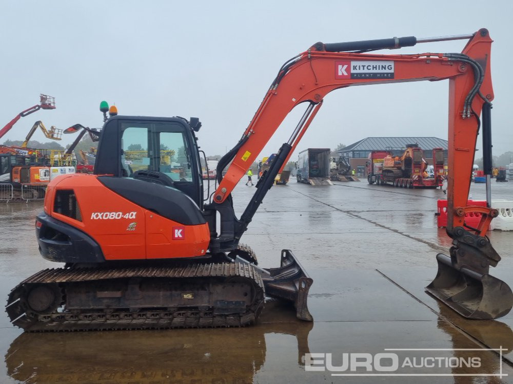 Mini pelle 2017 Kubota KX080-4A: photos 6