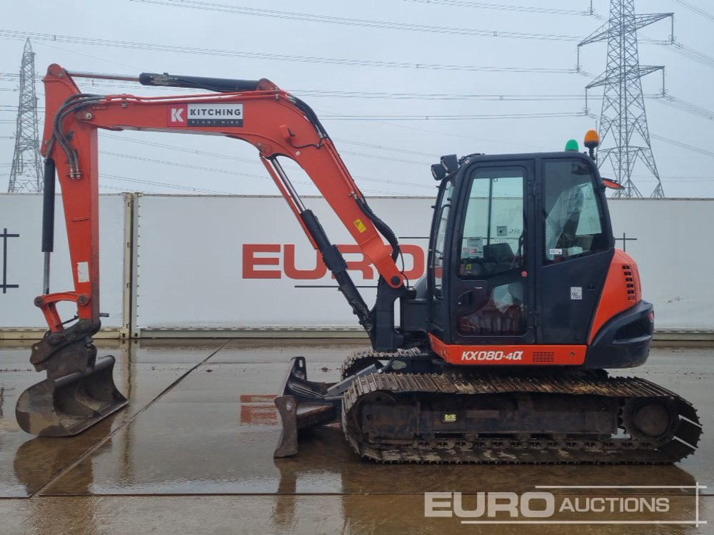 2017 Kubota KX080-4A - Mini pelle: photos 2 2017 Kubota KX080-4A - Mini pelle: photos 2