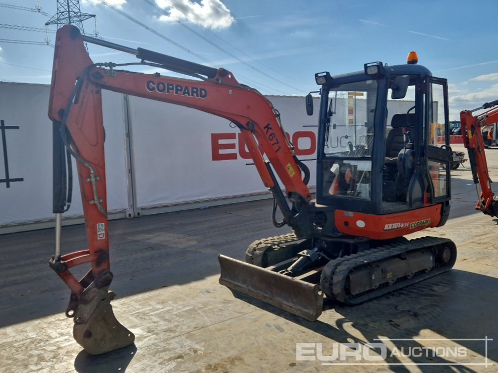 2017 Kubota KX101-3A4 - Mini pelle: photos 1 2017 Kubota KX101-3A4 - Mini pelle: photos 1