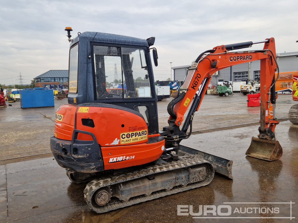 2017 Kubota KX101-3A4 - Mini pelle: photos 5 2017 Kubota KX101-3A4 - Mini pelle: photos 5