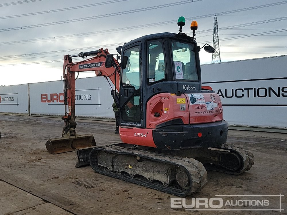 2017 Kubota U55-4 - Mini pelle: photos 3 2017 Kubota U55-4 - Mini pelle: photos 3