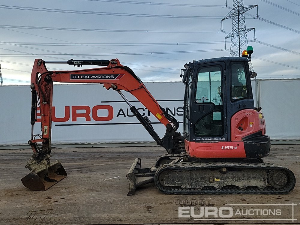 2017 Kubota U55-4 - Mini pelle: photos 2 2017 Kubota U55-4 - Mini pelle: photos 2