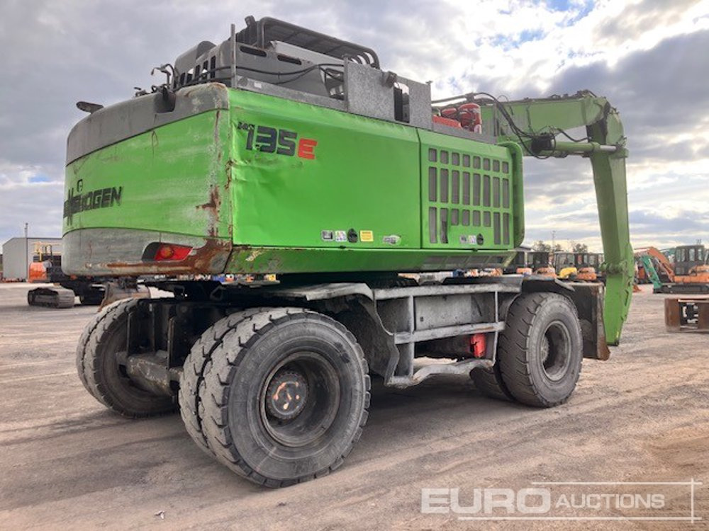 2017 Sennebogen 735E - Pelle sur pneus: photos 5 2017 Sennebogen 735E - Pelle sur pneus: photos 5