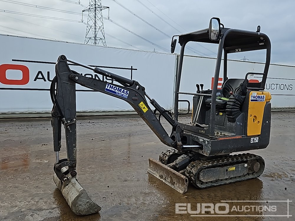 2017 Volvo EC15D - Mini pelle: photos 1 2017 Volvo EC15D - Mini pelle: photos 1