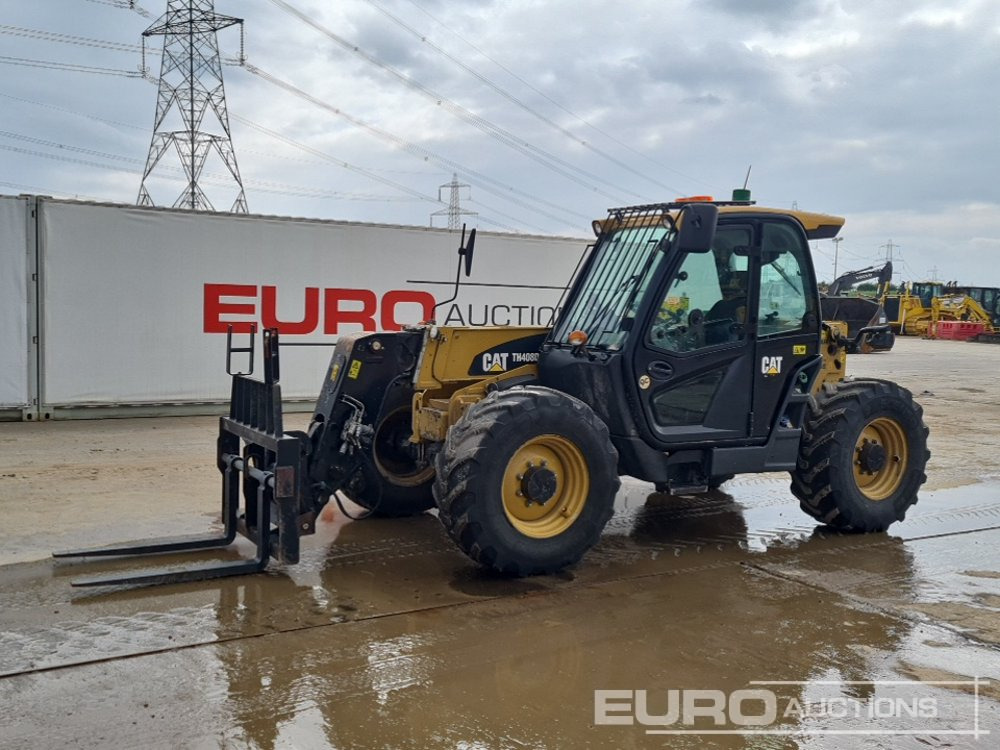 2018 CAT TH408D - Chariot télescopique: photos 1 2018 CAT TH408D - Chariot télescopique: photos 1