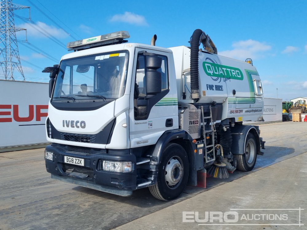 2018 Iveco 150-220 - Balayeuse de voirie: photos 1 2018 Iveco 150-220 - Balayeuse de voirie: photos 1